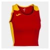 Joma Womens Record II Running Crop Top (W) Red-Yellow