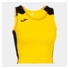 Joma Womens Record II Running Crop Top (W) Yellow-Black