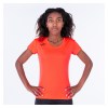 Joma Womens Record II Short Sleeve Running Tee (W) Fluo Coral