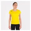 Joma Womens Record II Short Sleeve Running Tee (W) Yellow