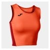 Joma Womens Winner Running Crop Top (W) Fluo Orange