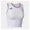 Joma Womens Winner Running Crop Top (W) White