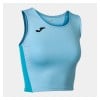 Joma Womens Winner Running Crop Top (W) Sky Blue