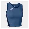 Joma Womens Winner Running Crop Top (W) Blue