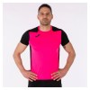 Joma Record II Running T-Shirt Fluo Pink-Black