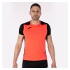 Joma Record II Running T-Shirt Fluo Coral-Black