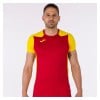 Joma Record II Running T-Shirt Red-Yellow