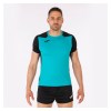 Joma Record II Running T-Shirt Turquoise-Black