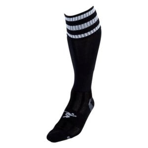 Precision Triple Hooped Pro Socks Black-White