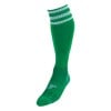 Precision Triple Hooped Pro Socks Green-White