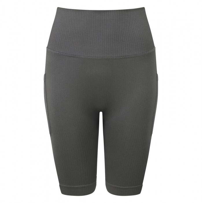 Womens Ribbed Seamless '3D Fit' Cycle Shorts