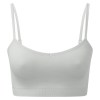 Womens Recycled seamless 3D fit multi-sport flex bra Cool Grey Melange
