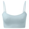 Womens Recycled seamless 3D fit multi-sport flex bra Sky Blue Melange