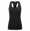 Womens Recycled seamless 3D fit multi-sport flex vest Black