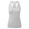 Womens Recycled seamless 3D fit multi-sport flex vest Cool Grey Melange