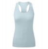 Womens Recycled seamless 3D fit multi-sport flex vest Sky Blue Melange