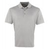 Coolchecker pique polo Silver