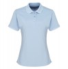 Womens Coolchecker pique polo (W) Light Blue