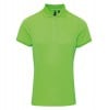 Womens Coolchecker pique polo (W) Neon Green