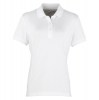 Womens Coolchecker pique polo (W) White