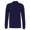 Classic Fit Long Sleeved Polo Navy