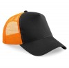 Snapback Trucker Cap Black-Orange