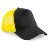 Snapback Trucker Cap Black-Yellow