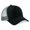 Snapback Trucker Cap Black-Light Grey