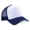 Snapback Trucker Cap French Navy-White