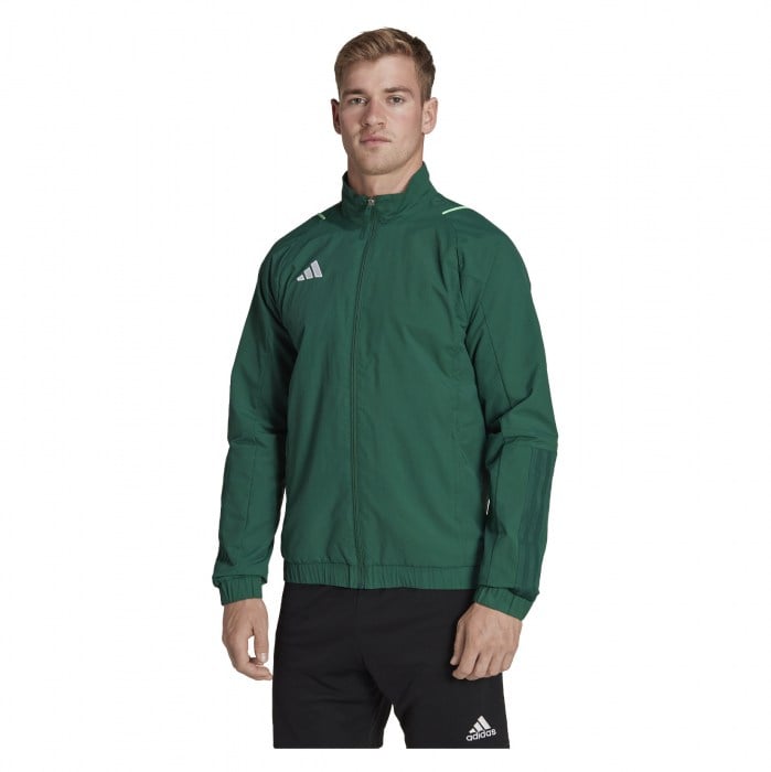 adidas Tiro 23 Competition Presentation Jacket Team Dark Green