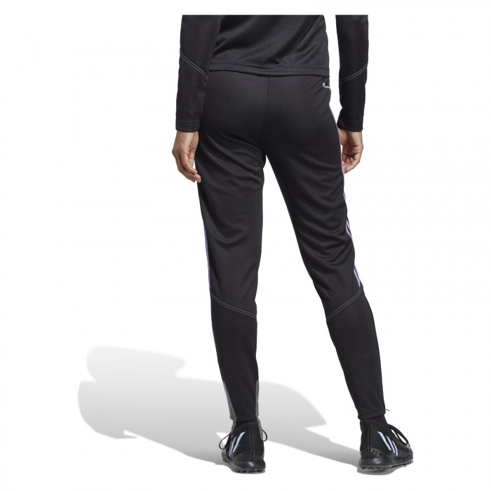 adidas Womens Tiro 23 Club Training Tracksuit Bottoms (W) Black-Violet Fusion