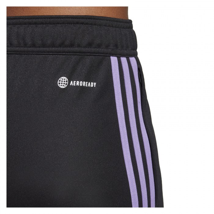 adidas Womens Tiro 23 Club Training Tracksuit Bottoms (W) Black-Violet Fusion
