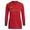 adidas Womens Tiro 23 Pro Long Sleeve Goalkeeper Jersey (W) Team College Red-Team Semi Sol Green