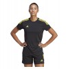 adidas Womens Tiro 23 Club Training Jersey (W) Black-Bright Yellow