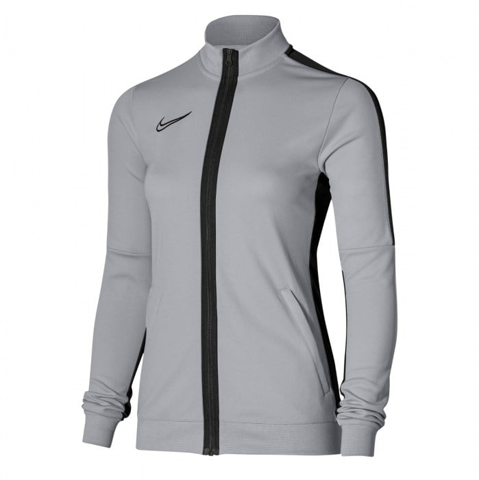 Nike Womens Dri-Fit Academy 23 Knit Track Jacket (W) Wolf Grey-Black-White