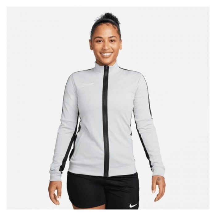 Nike Womens Dri-Fit Academy 23 Knit Track Jacket (W) Wolf Grey-Black-White