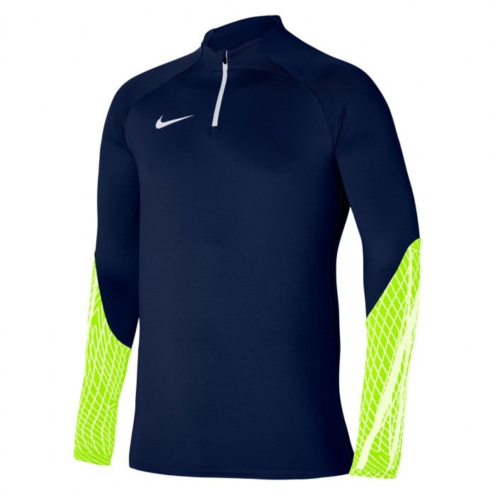 Nike Dri-Fit Strike 23 Drill Top Obsidian-Volt-Barely Volt-White