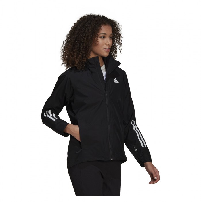 adidas-LP Womens BSC 3-Stripes RAIN.RDY Jacket (W)