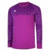 Umbro Flux Long Sleeve Goalkeeper Jersey Purple Cactus-Electric Purple-White
