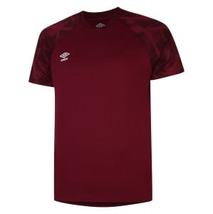 Umbro Atlas Short Sleeve Jersey New Claret-White