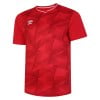 Umbro Triassic Short Sleeve Jersey Vermillion-Jester Red