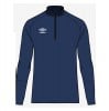 Umbro Total Training 1/4 Zip Drill Top Tw Navy-Dark Navy-White
