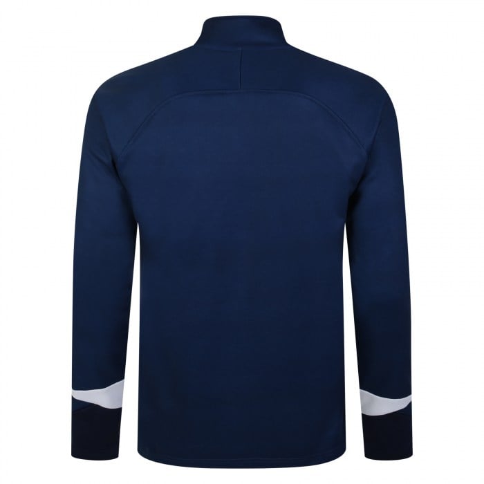 Umbro Total Training 1/4 Zip Drill Top Tw Navy-Dark Navy-White