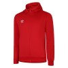 Umbro Total Training Knitted Hoodie Vermillion-Black