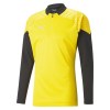Puma teamCUP Training 1/4 Zip Top Cyber Yellow-Black