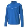 Puma teamRISE Training 1/4 Zip Top Electric Blue Lemonade