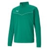 Puma teamRISE Training 1/4 Zip Top Pepper Green-White