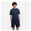 Umbro Diamond Small Logo Tee Indigo Mood-Hot Sauce