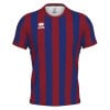 Errea Strip Short Sleeve Jersey Royal-Maroon