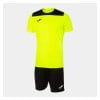Joma Phoenix II Set - Shirt & Shorts Fluo Yellow-Black